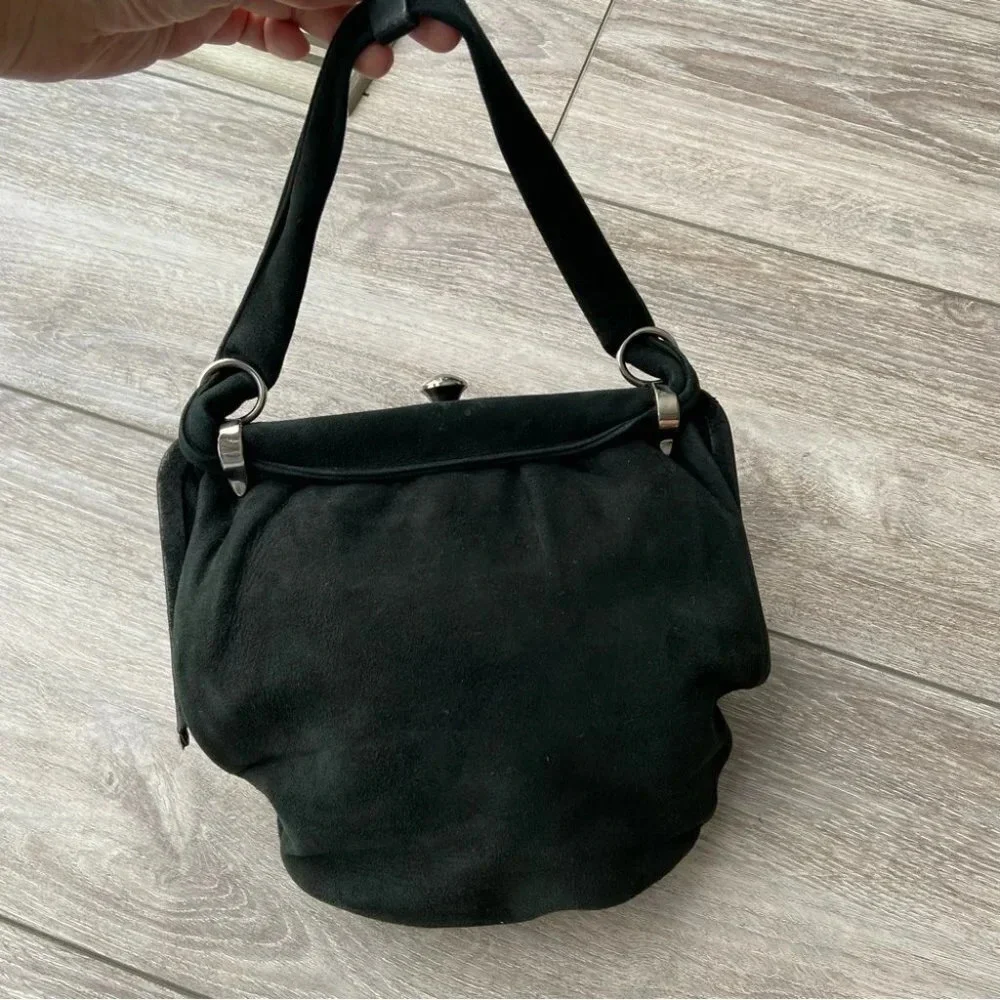 Vintage Coret Suede Leather Purse Made in Canada